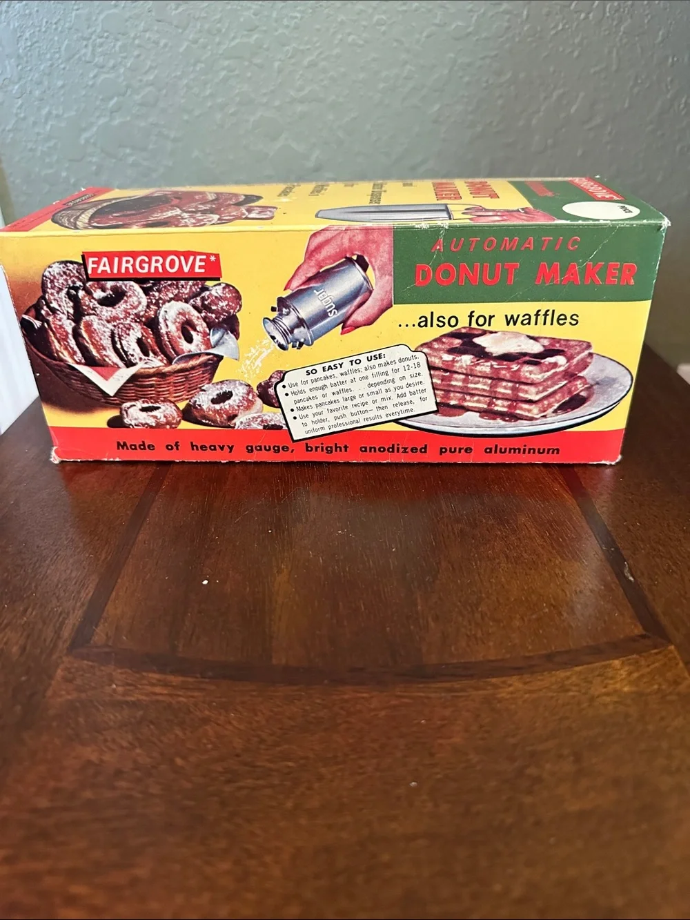 Vintage 1971 Fairgrove Automatic Donut Maker & Batter Dispenser Box/Instructions